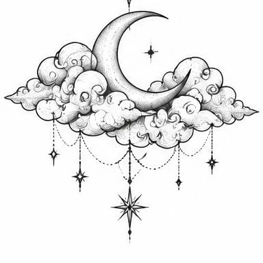 Cloud Dreamer, ornamental tattoo inspiration