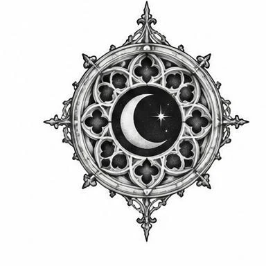 Falling Ivy, gothic blackwork tattoo inspiration