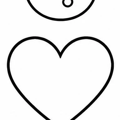 Big Heart coloring sheet