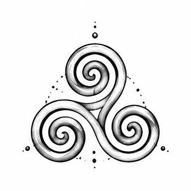 Triple Spiral, celtic knotwork tattoo inspiration