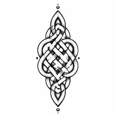 Woven Knot, celtic knotwork tattoo inspiration