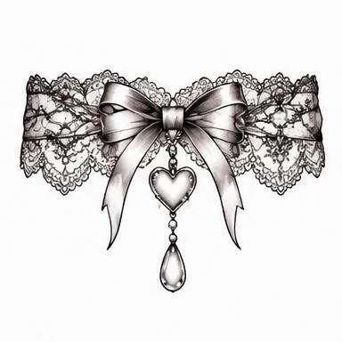 Keepsake Garter, corset blackwork tattoo inspiration