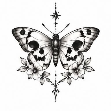 Starlit Wraith, dotwork tattoo inspiration