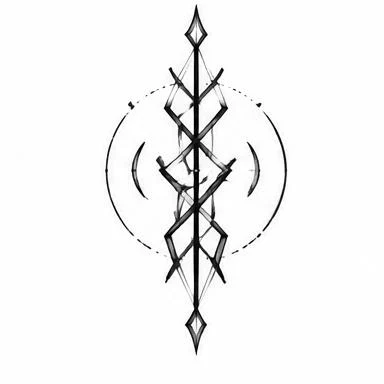 Rune Ring, norse blackwork tattoo inspiration
