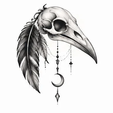 Dangling Moon, fine line realism tattoo inspiration