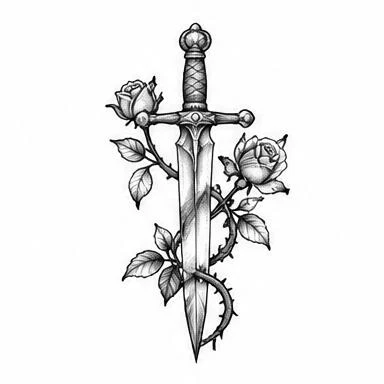 Thorned Steel, blackwork tattoo inspiration