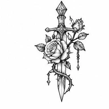 Thorned Keepsake, fine line tattoo inspiration