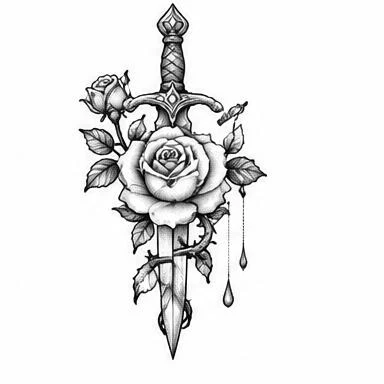 Drop of Devotion, fine line tattoo inspiration