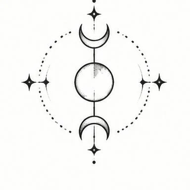 Eclipse Seal, alchemy dotwork tattoo inspiration