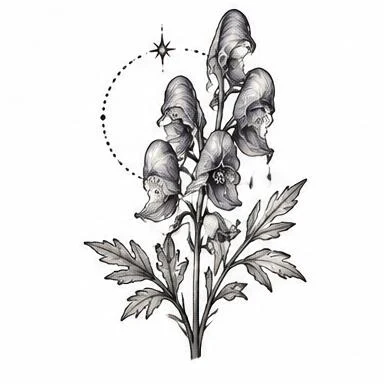 Aconite Circle, dotwork tattoo inspiration